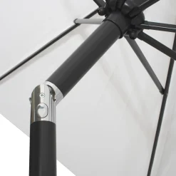 Ø300 cm Beige/Svart med Vev och Tilt Funktion*Hillerstorp New