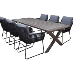 220 cm bord och 6 Levanto stolar*Baltic Garden New