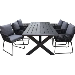 220 cm bord och 6 Levanto stolar*Baltic Garden New