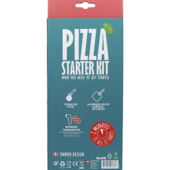 3 Delar Med Pizzaspade, Termometer & Pizzaskärare*Cozze Hot