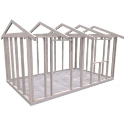 19 grader 4800x3000 mm Färdiga Sektioner*Byggstommar Clearance