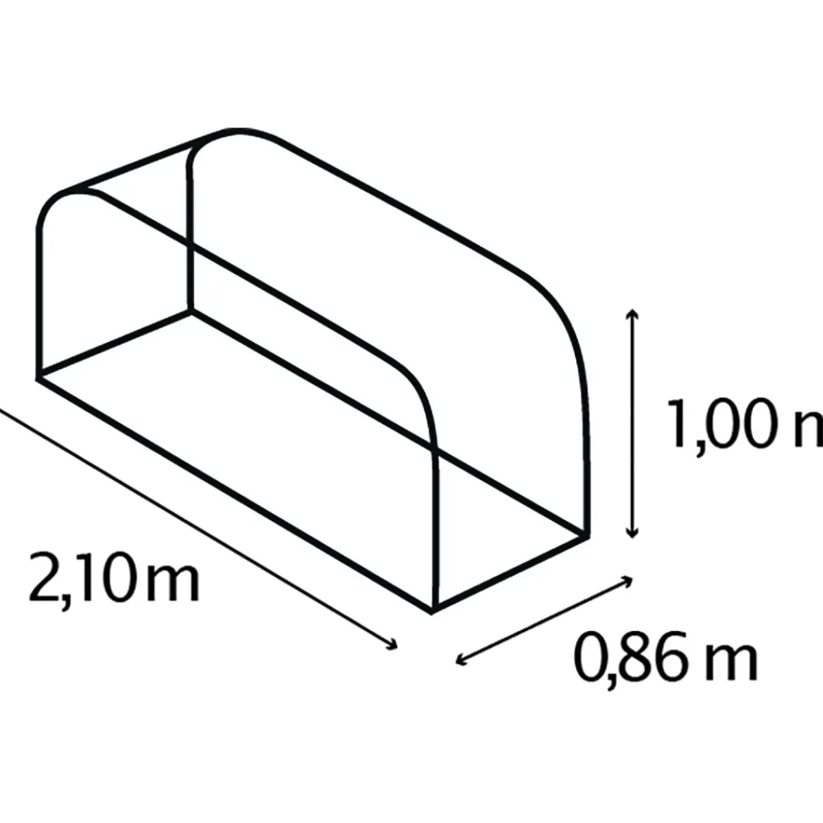 1,8 m³ FWS 858 i Stål & Antracit*Vitavia Best