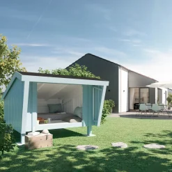 6,54 m² Komplett Obehandlad Lösning Inkl Takpapp, Beslag & Skruvar*PLUS Discount