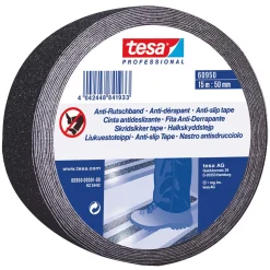 50 mm 15 m Svart*Tesa New