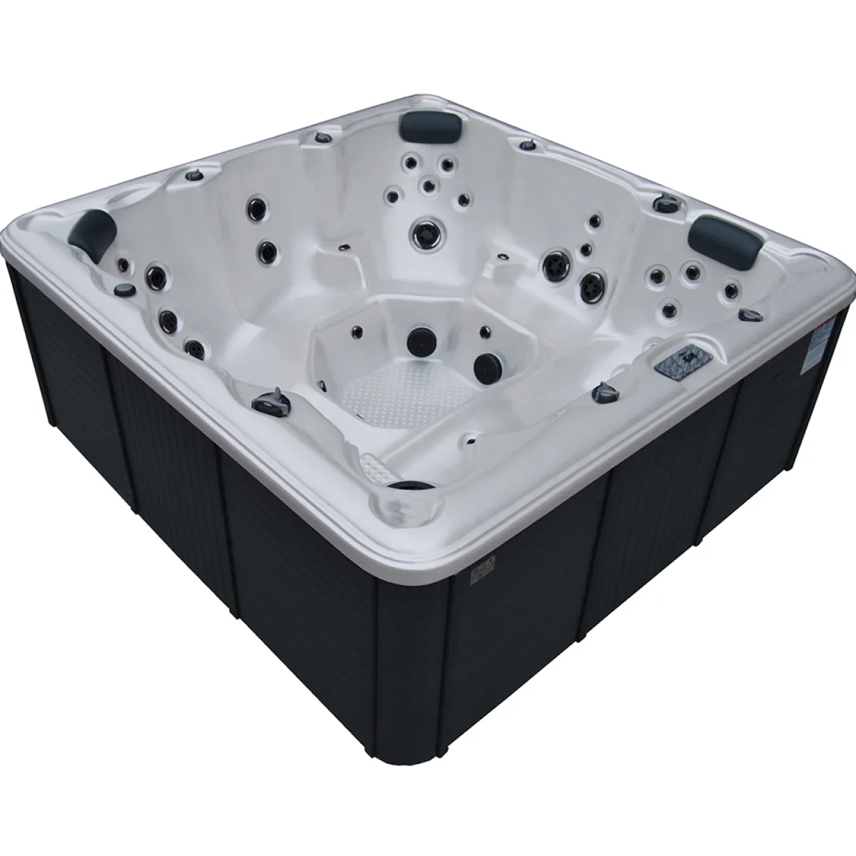 61 Quartz White 49 Jets Spabad för 6 Personer*DenForm Online