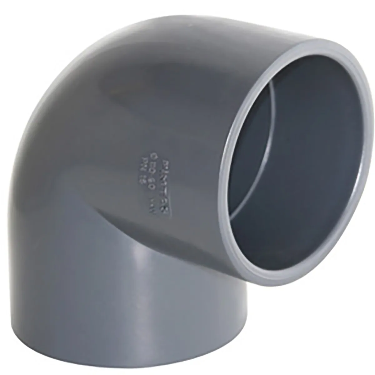 90° Rör PVC Ø 50mm Limdel för Pool & Utomhusbad*Planet Pool Outlet