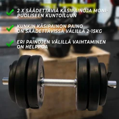 2 st 30 kg Justerbar*Fitn Shape Clearance