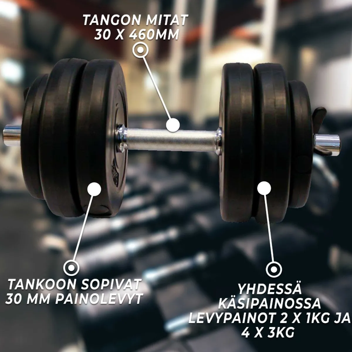 2 st 30 kg Justerbar*Fitn Shape Clearance