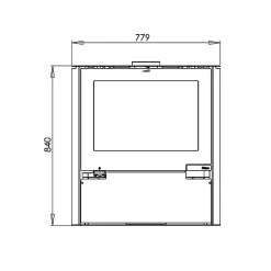 15 Svart Fristående 6,5kW*Aduro New