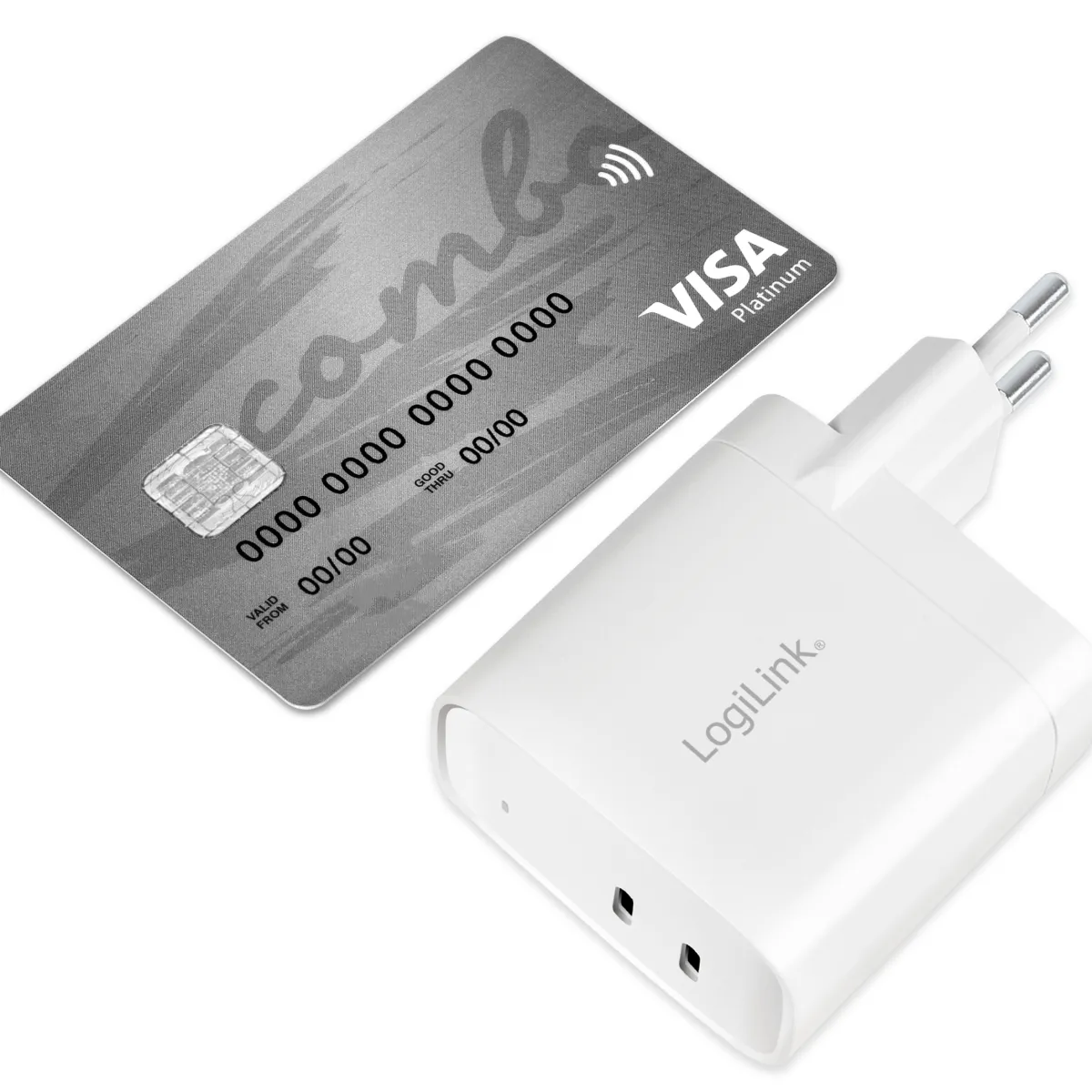 2 x USB-C PD 40W GaN*LogiLink Online