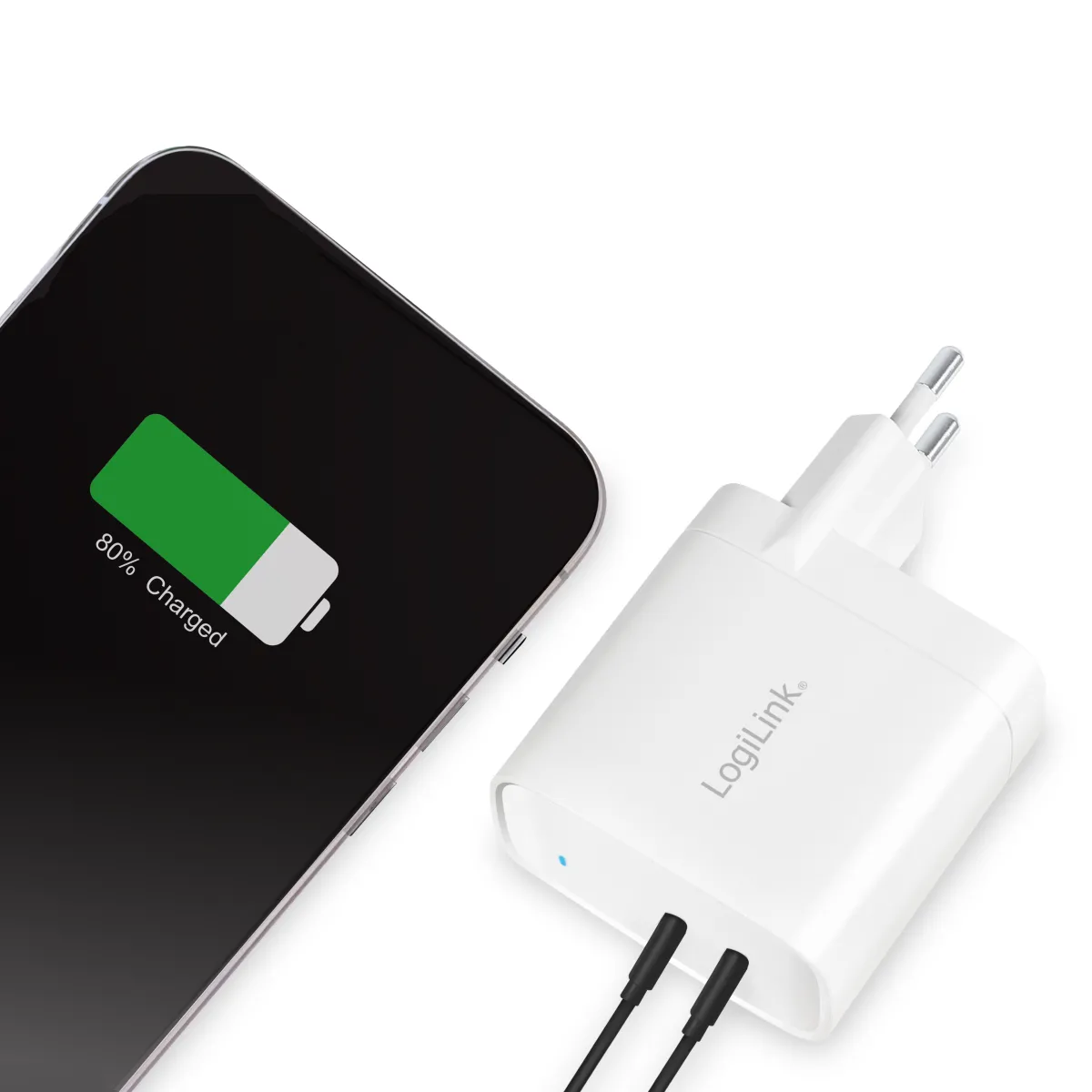 2 x USB-C PD 40W GaN*LogiLink Online