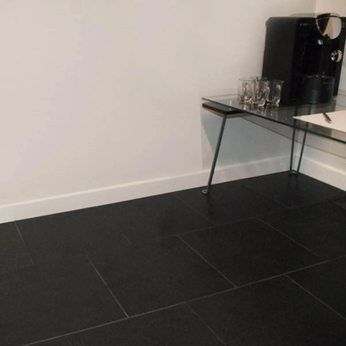 Absolute Black Matt 305x305mm*Stencentralen