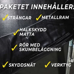 Aero med Skyddsnät 3,05 m*React Sale