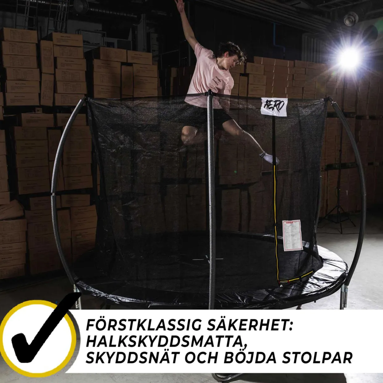 Aero med Skyddsnät 3,96 m