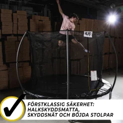 Aero Trampolin med Skyddsnät Ø4,27m