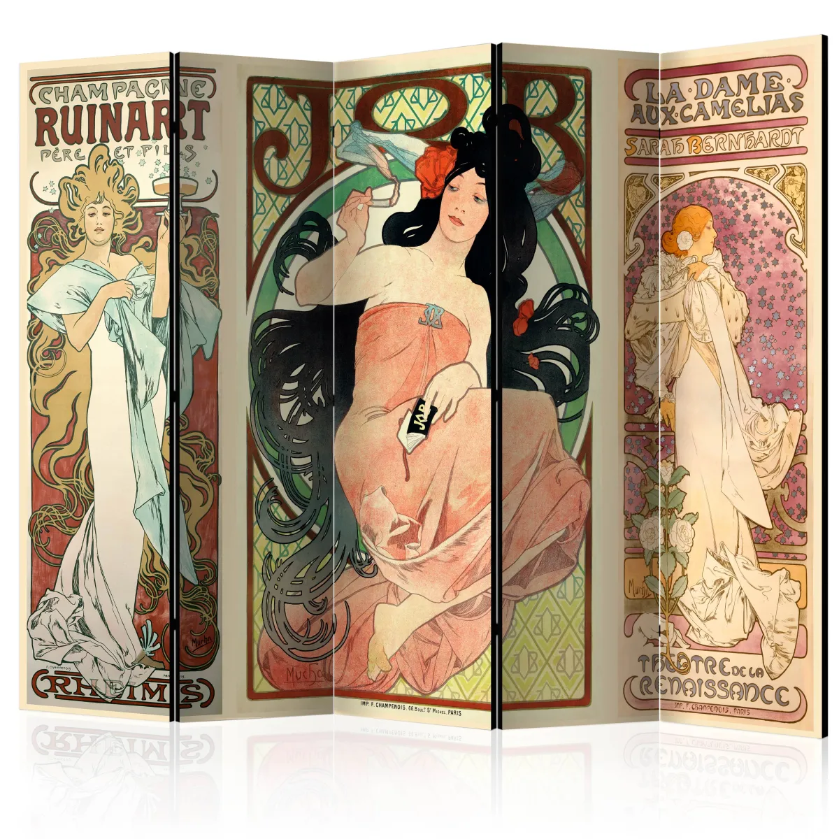 Alphonse Mucha Women's II 225x172 cm*Arkiio Best