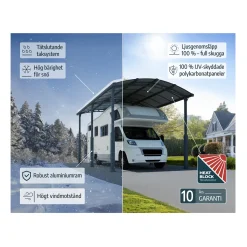 Alpine I Metall För Husbil 3,6x6,5 m*Canopia by Palram Hot