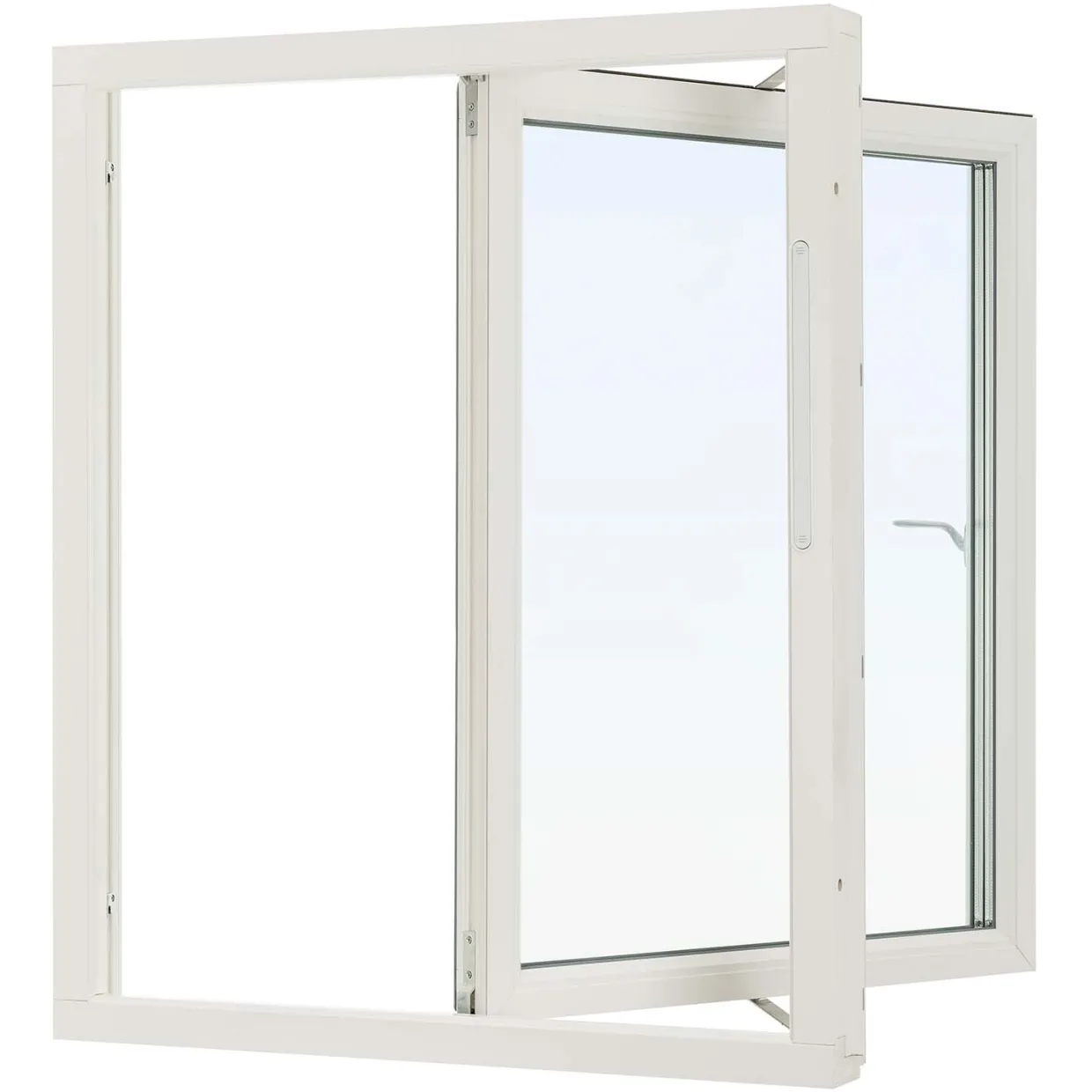Aluminiumbeklätt Trä 3-Glas