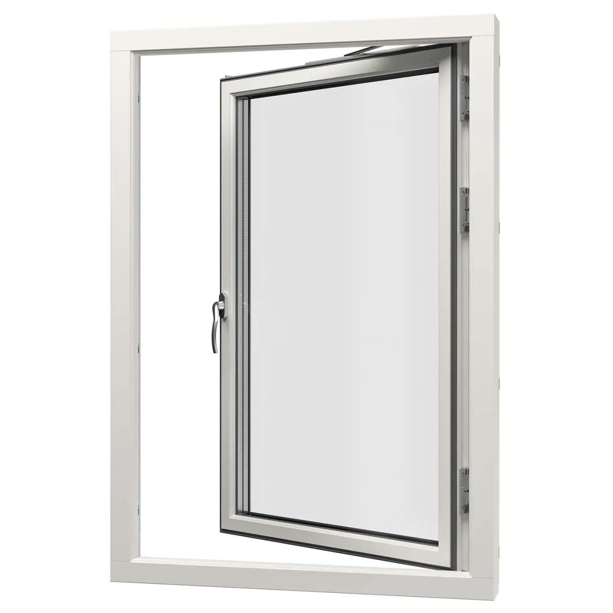Aluminiumbeklätt Trä 3-Glas