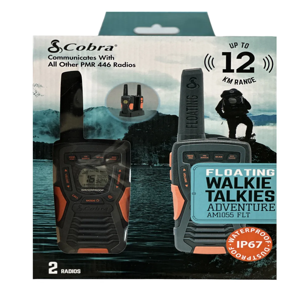 AM1055 PMR Twin Pack*Cobra Marine Clearance