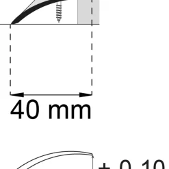 A78 Mattsvart 40 mm*Habo Online