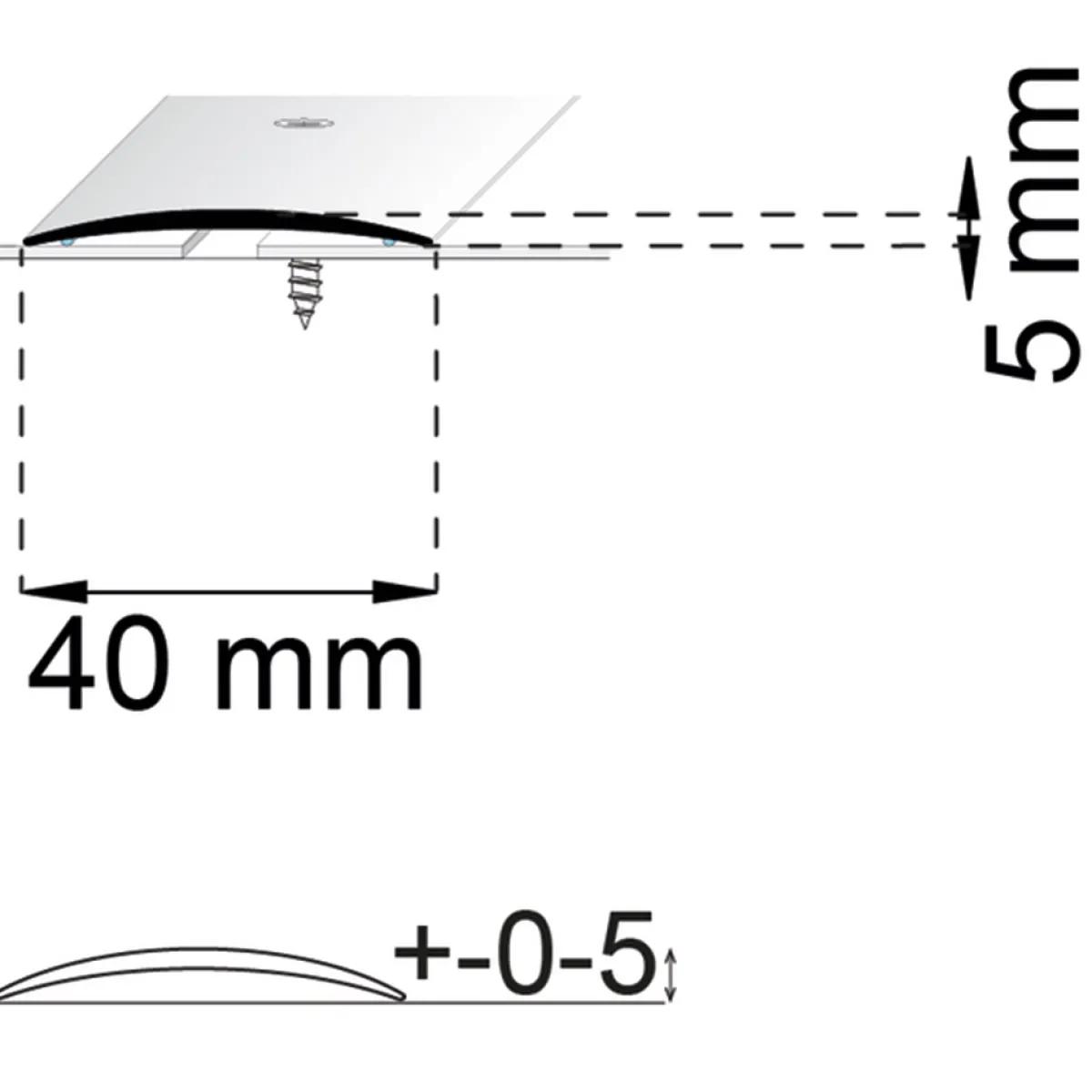 A13 Mattsvart 40 mm*Habo Online