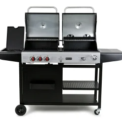 Aurora Kombinationsgrill med Sidobrännare & Rostfria Brännare*Metalcraft Best