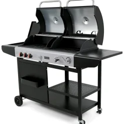 Aurora Kombinationsgrill med Sidobrännare & Rostfria Brännare*Metalcraft Best