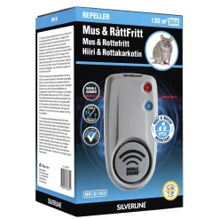 Avskräckare MR130 DG4 med A-Guard Ultraljud & Electro Pulse*Silverline Outlet