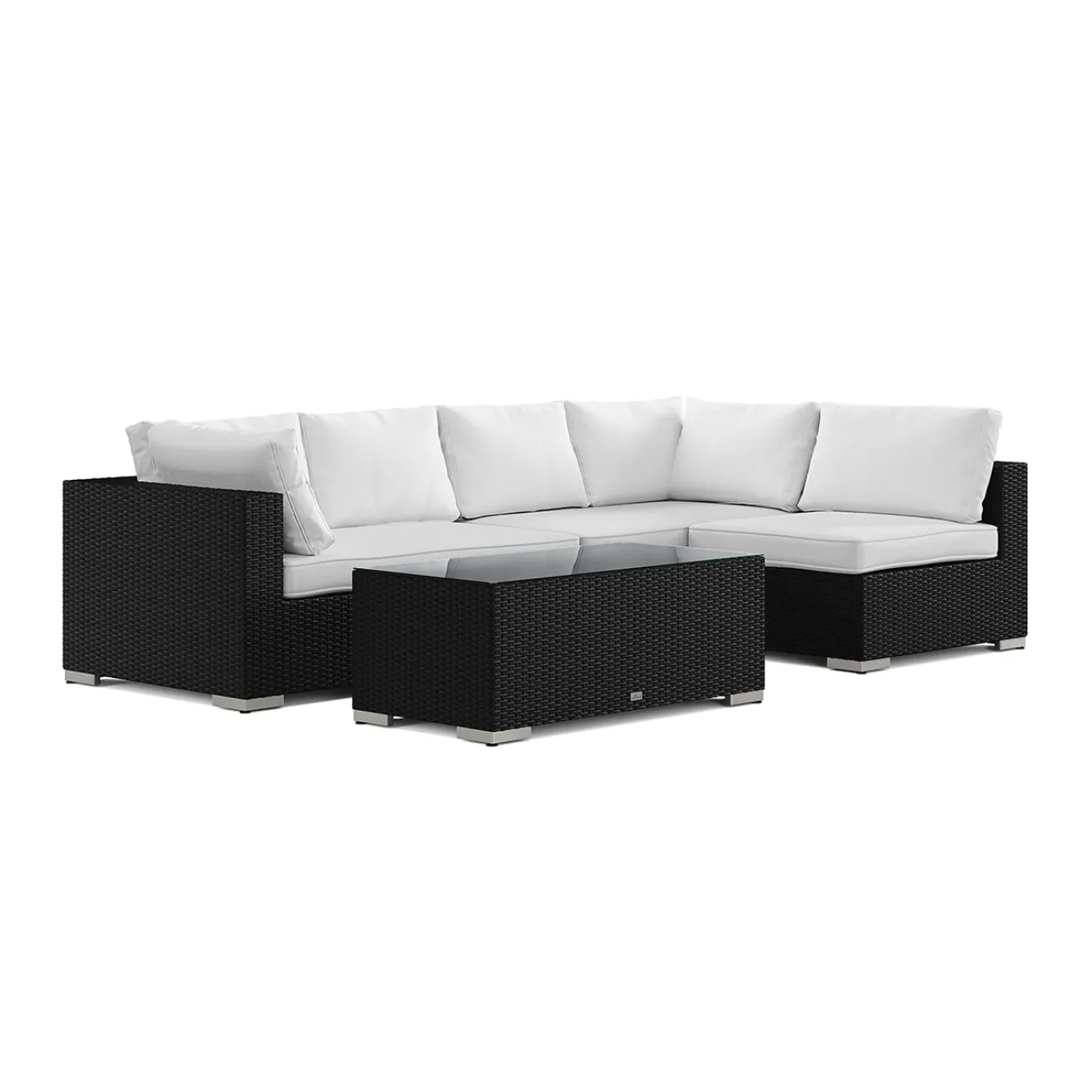 Bahamas utomhus loungegrupp 5-sits med vändbar schäslong och bord