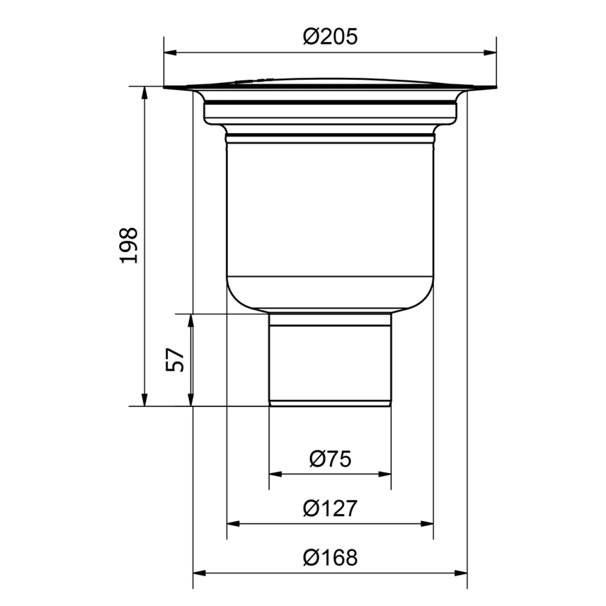 Balder 75 R Bottenutlopp*Purus Outlet