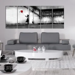 Banksy Runaway Balloon*Arkiio Outlet