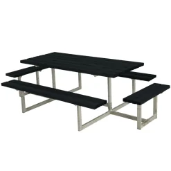 Basic med Extra Sittplatser Svart Utomhus*PLUS Online