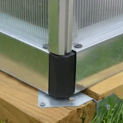 Bella Aluminiumram med UV-Skyddad Polykarbonat & Ventilationsfönster, 8,9 m²*Canopia by Palram Outlet