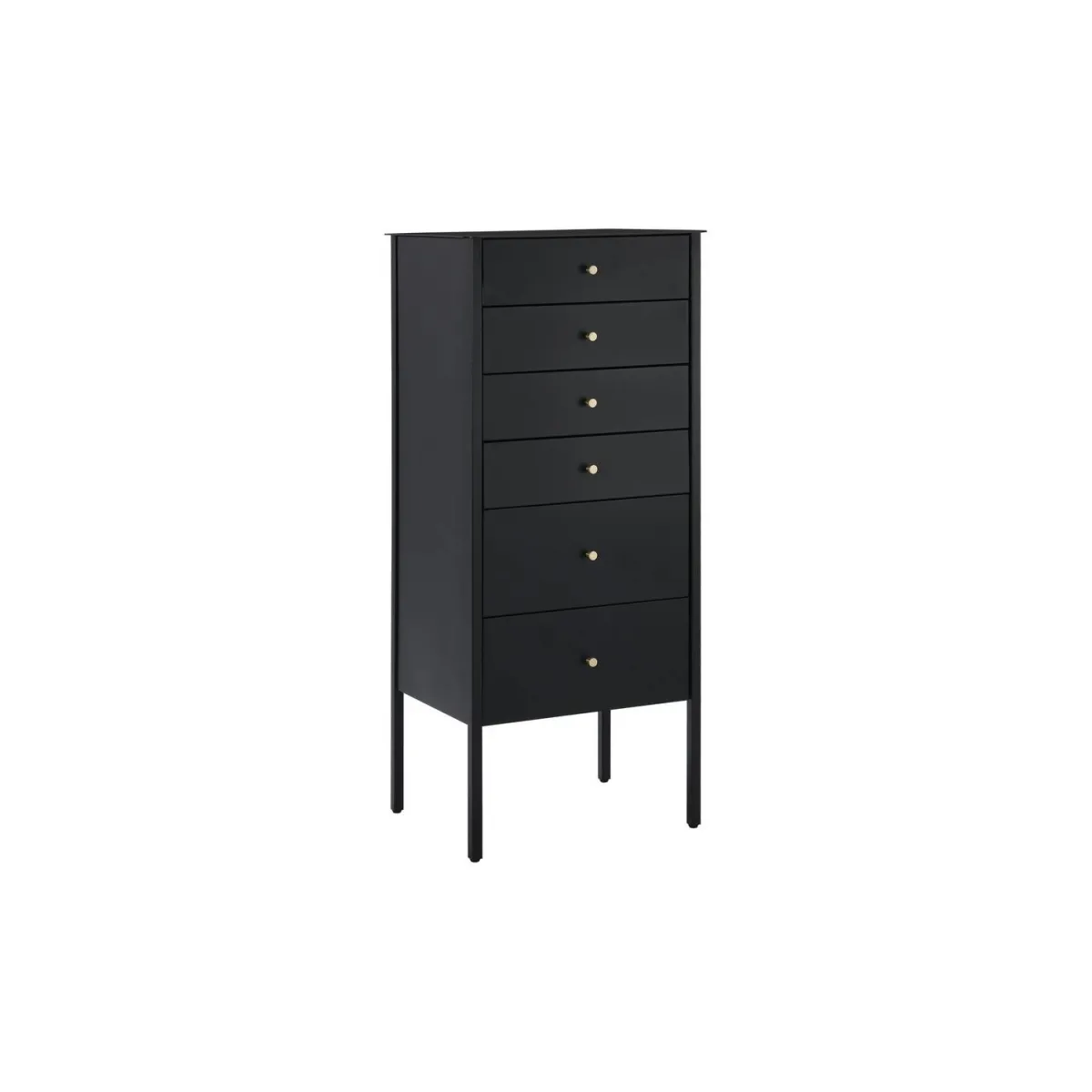 Benjamin Svart Förvaringsmöbel 50x115x35 cm*In Living Outlet