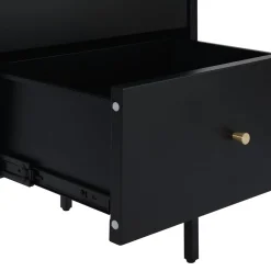 Benjamin Svart Förvaringsmöbel 50x115x35 cm*In Living Outlet