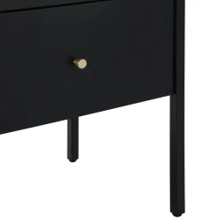 Benjamin Svart Förvaringsmöbel 50x115x35 cm*In Living Outlet