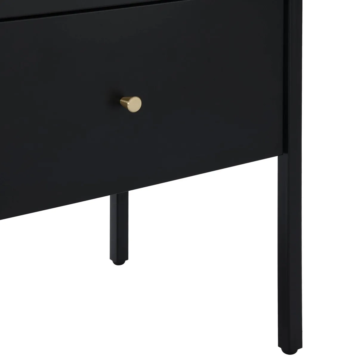 Benjamin Svart Förvaringsmöbel 50x115x35 cm*In Living Outlet