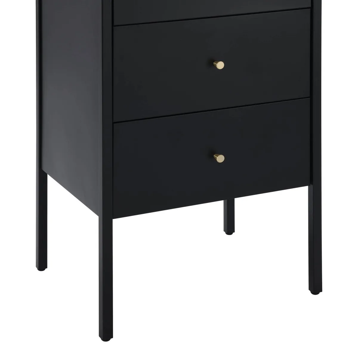 Benjamin Svart Förvaringsmöbel 50x115x35 cm*In Living Outlet