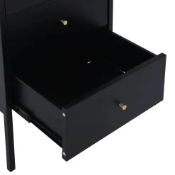 Benjamin Svart Förvaringsmöbel 50x115x35 cm*In Living Outlet