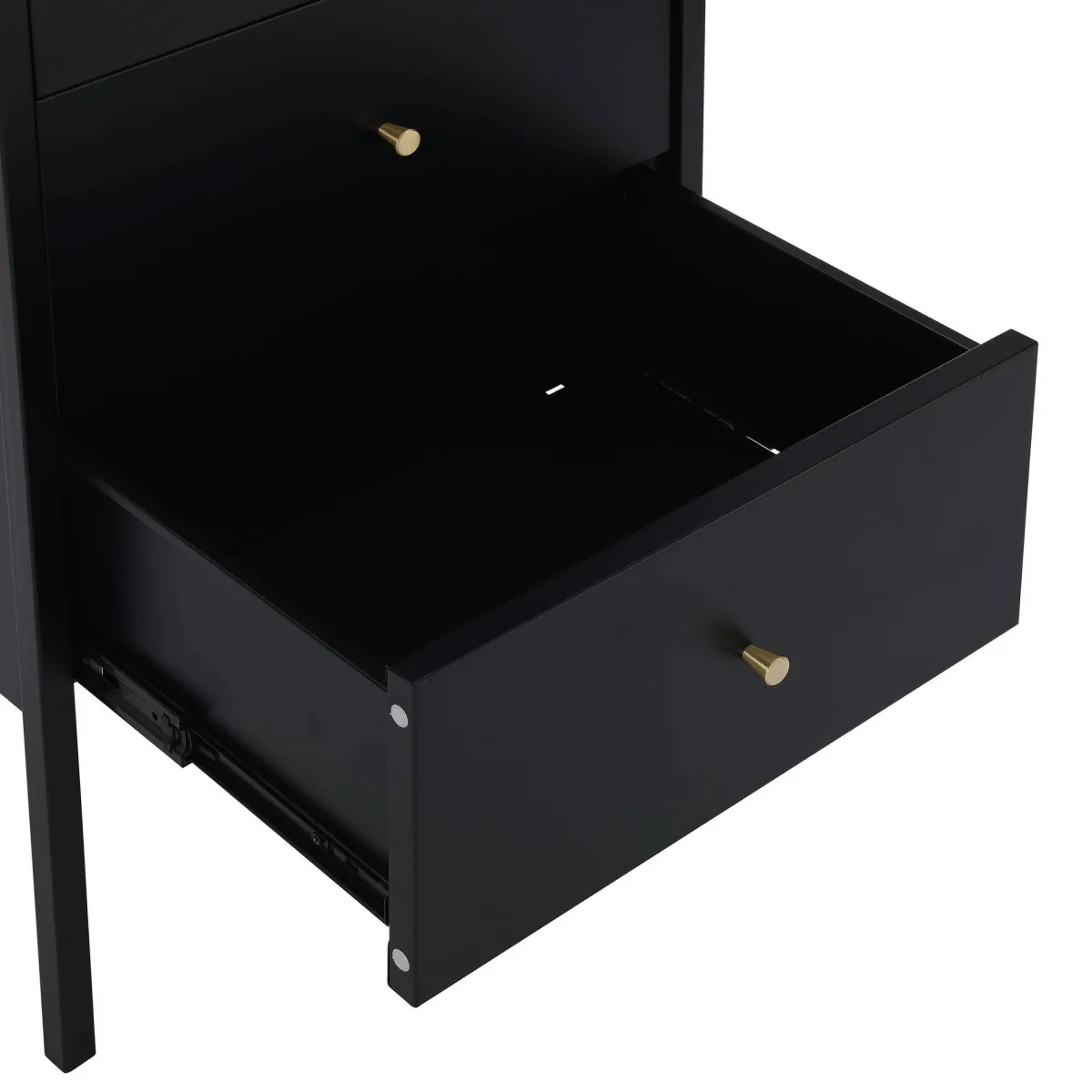 Benjamin Svart Förvaringsmöbel 50x115x35 cm*In Living Outlet