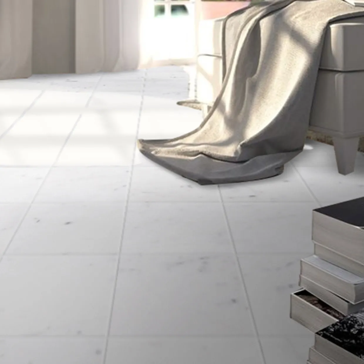 Bianco Carrara C Polerad 30x30 cm