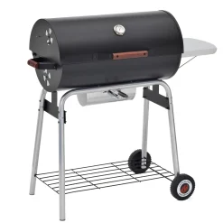 Black Taurus 660 Grilltunna med Justerbart Galler & Avtagbart Sidobord*Landmann Hot