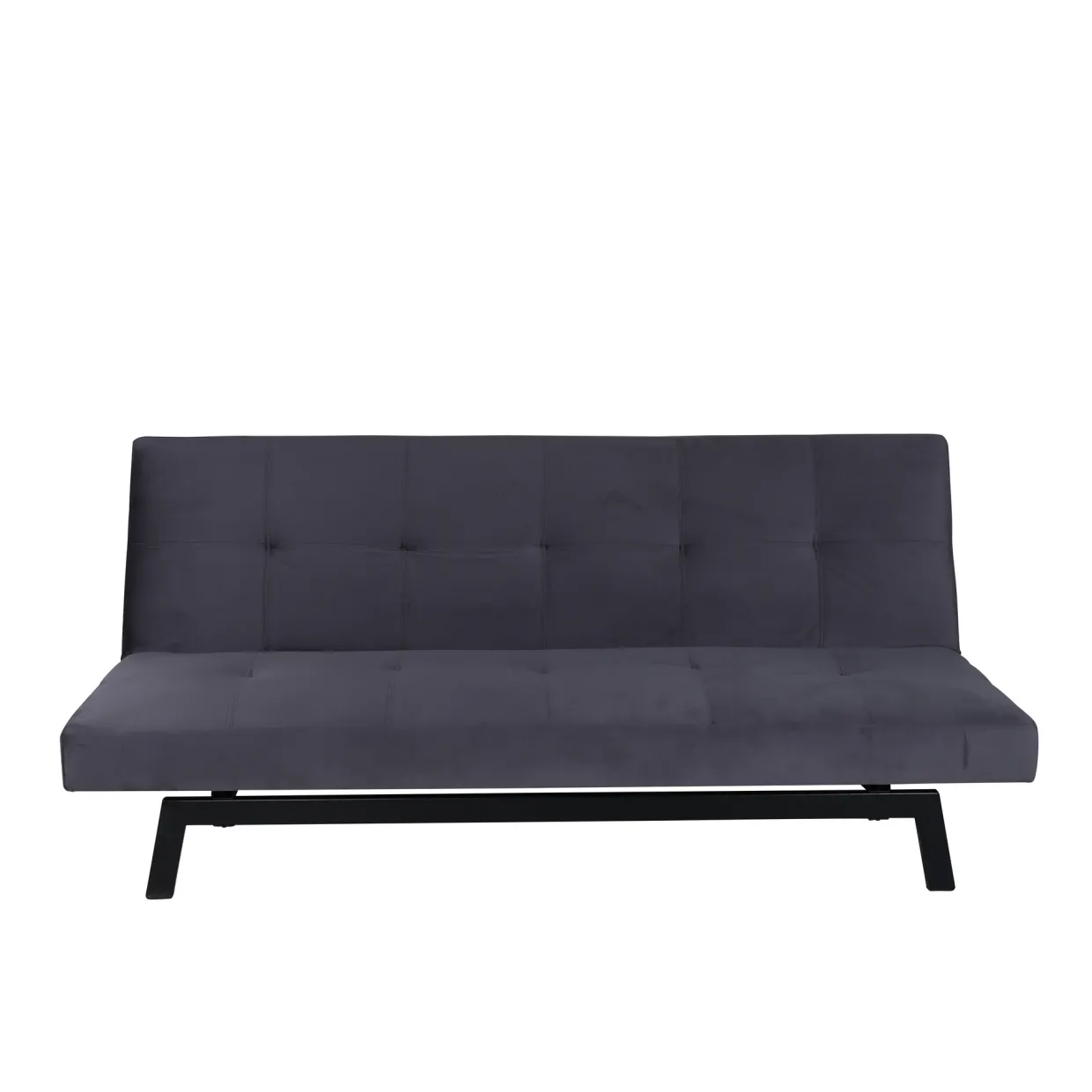 Bodil Grå Sammet 2-sitssoffa 180x80x55 cm 1 Sovplats
