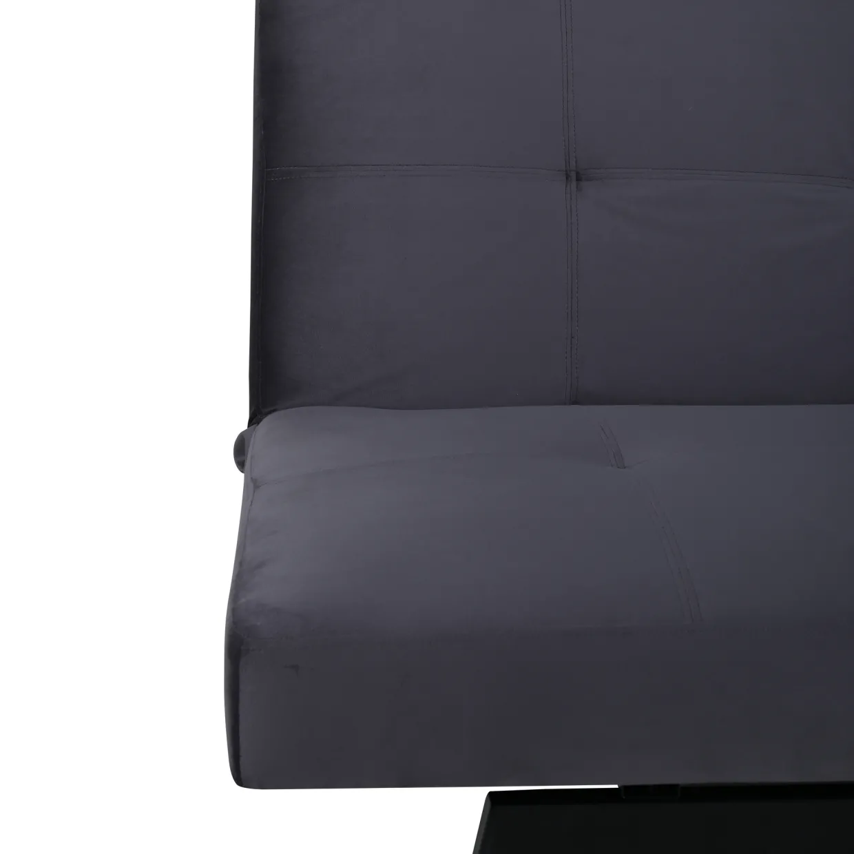 Bodil Grå Sammet 2-sitssoffa 180x80x55 cm 1 Sovplats