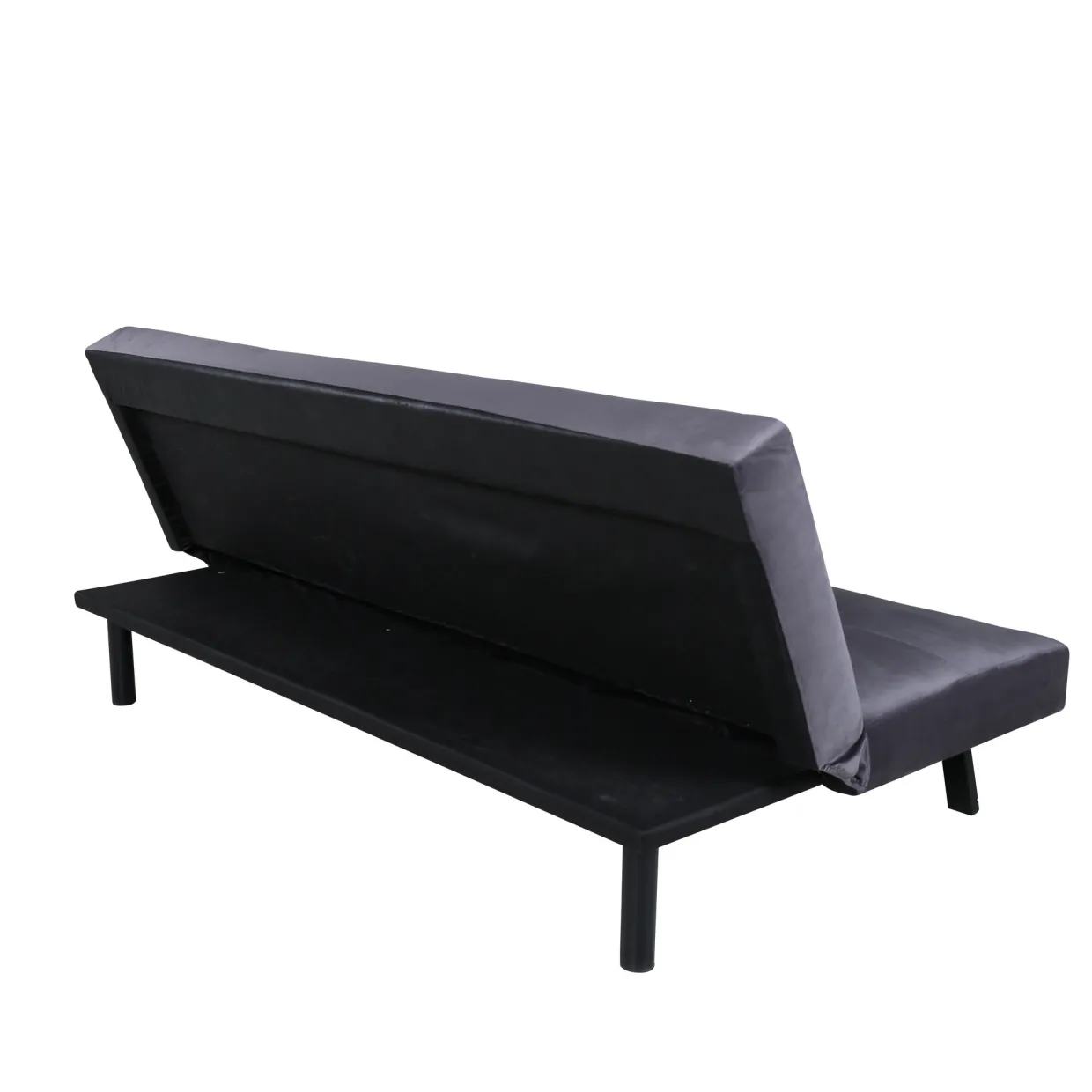 Bodil Grå Sammet 2-sitssoffa 180x80x55 cm 1 Sovplats