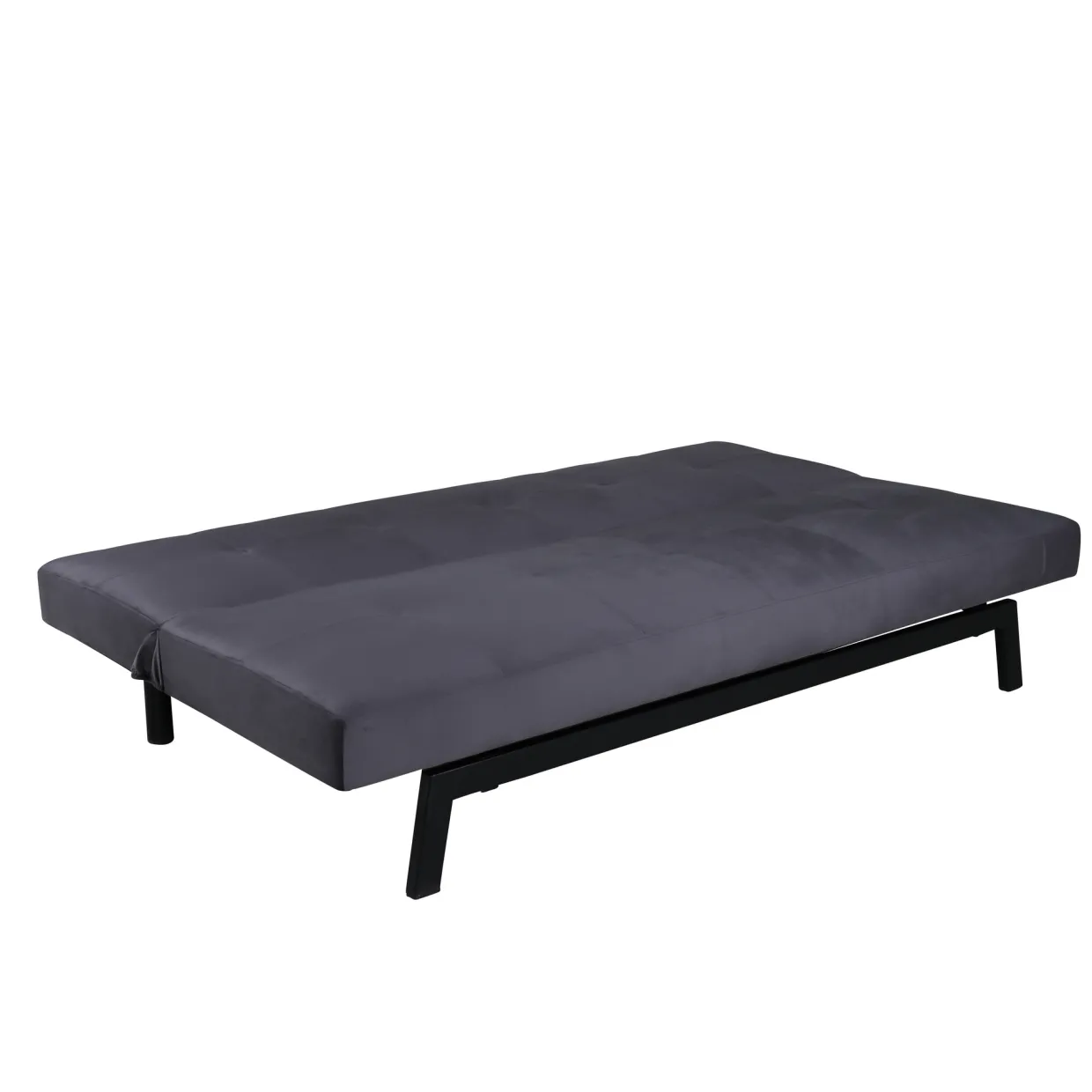 Bodil Grå Sammet 2-sitssoffa 180x80x55 cm 1 Sovplats