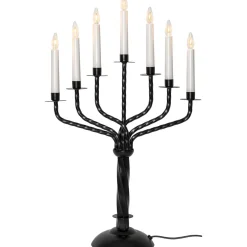 Bore Metalljusstake med 7 Ljus*Star Trading Discount