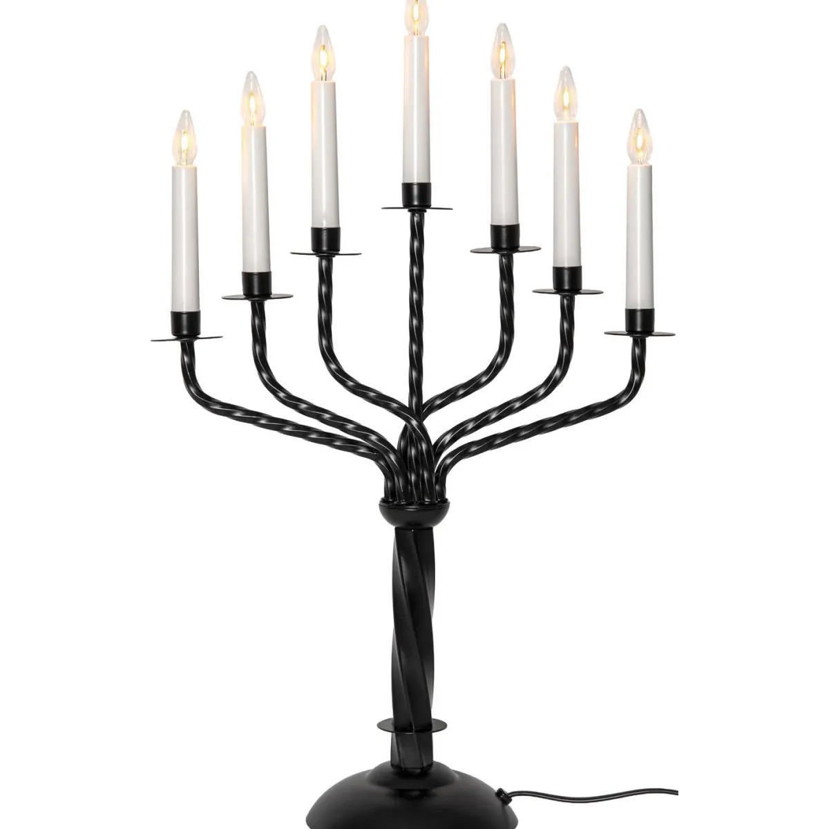 Bore Metalljusstake med 7 Ljus*Star Trading Discount