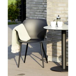 Camilla Svart, Modern Utemöbel i Plast, 2-pack*ENVY DESIGN New